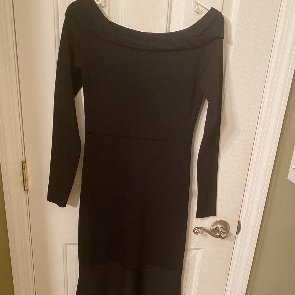 Cooper St Over the Knee Body-con Dress in Black